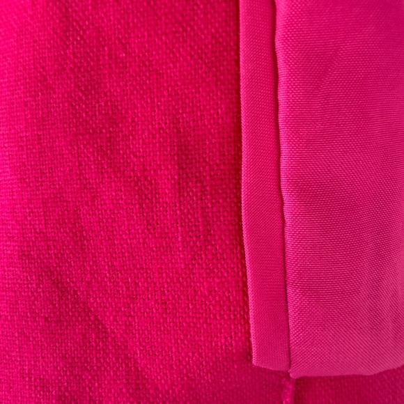 J. Crew Factory Pink Linen Blazer - Size 10 - Picture 8 of 11